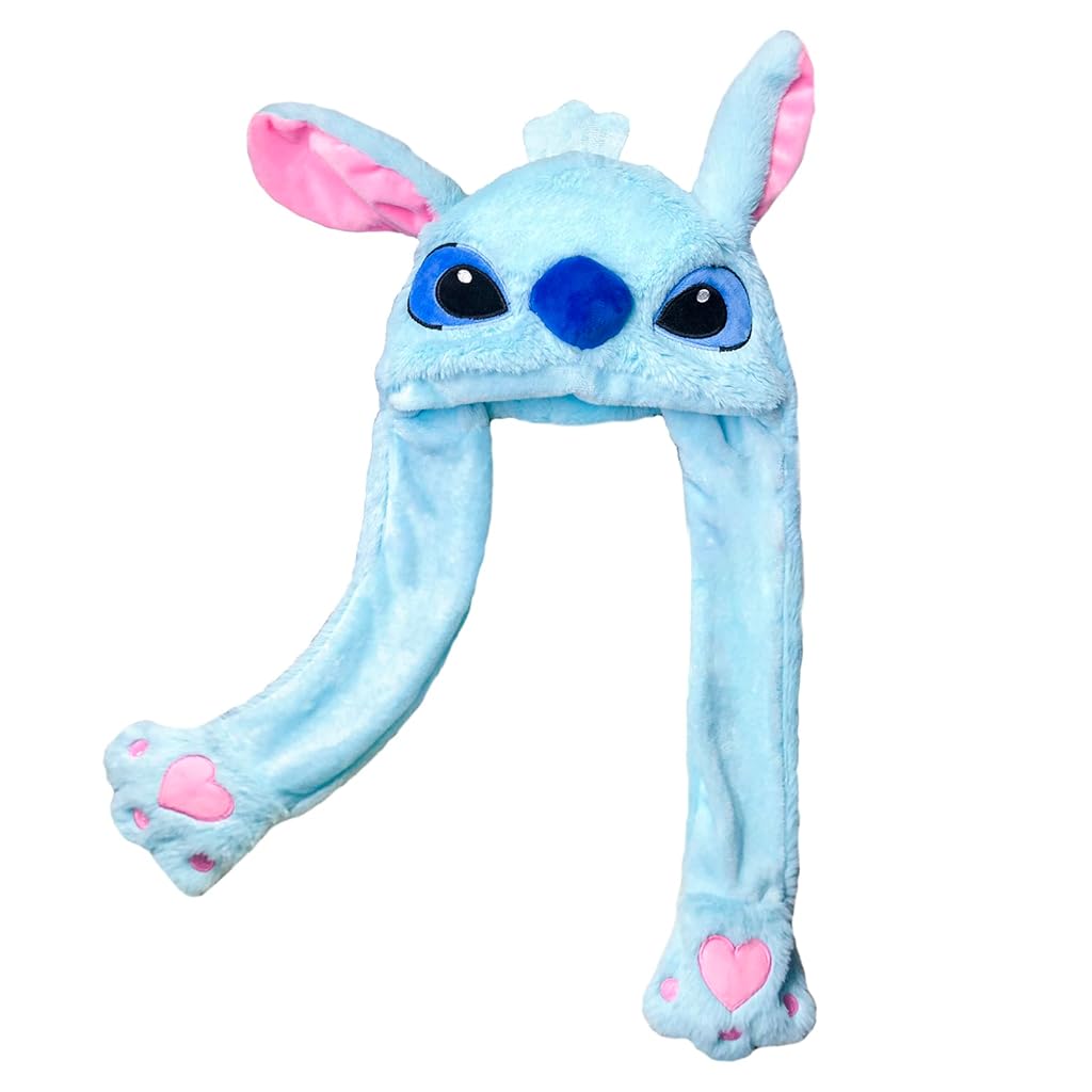 Verilux Girls Winter Hat Girls Hat Cute Cartoon Stitch Hat Plush Warm Winter Hat Fun Moving Ears Design Soft Fluffy Stitch Hat for Women Girls Verilux Girls Winter Hat Girls Hat Cute Cartoon Stitch Hat Plush Warm Winter Hat Fun Moving Ears Design Soft Fluffy Stitch Hat for Women Girls